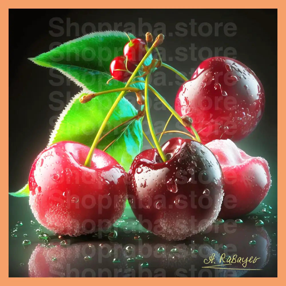 LED Drawing Table for Kids - Luscious Cherries - Shopraba