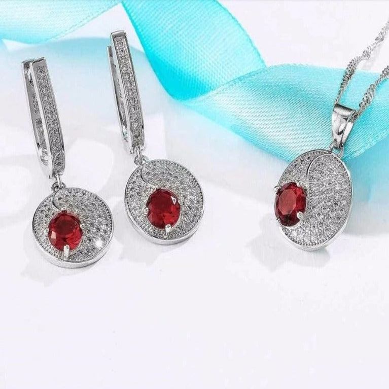Jewelry Sets for Woman - 925 Silverplated Jewelry Set - Shopraba