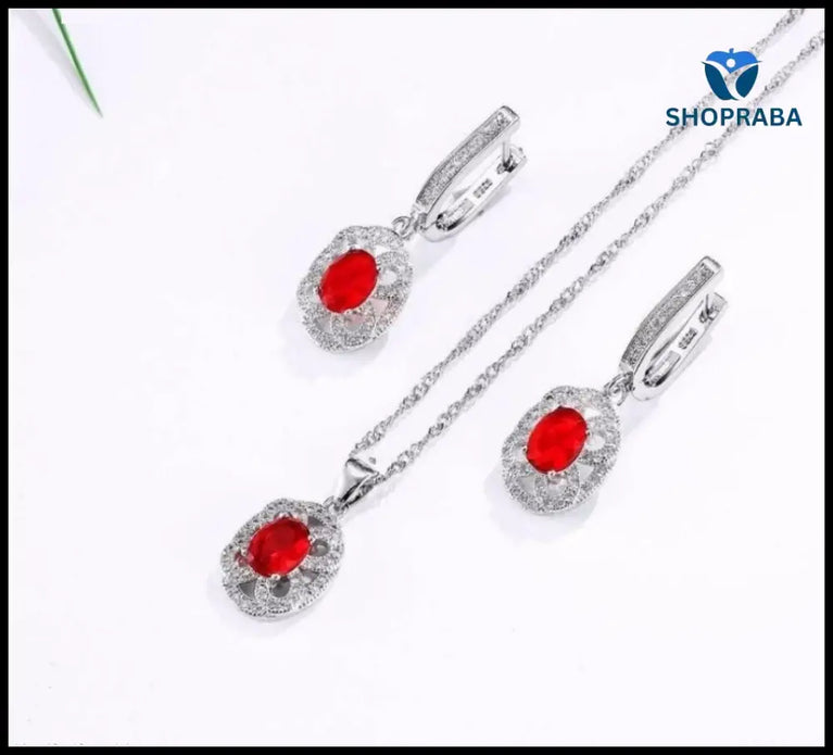 925 Silverplated Jewelry Set - Jewelry Sets for Woman - Shopraba