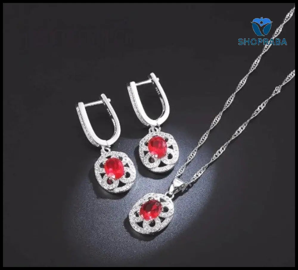 925 Silverplated Jewelry Set - Jewelry Sets for Woman - Shopraba