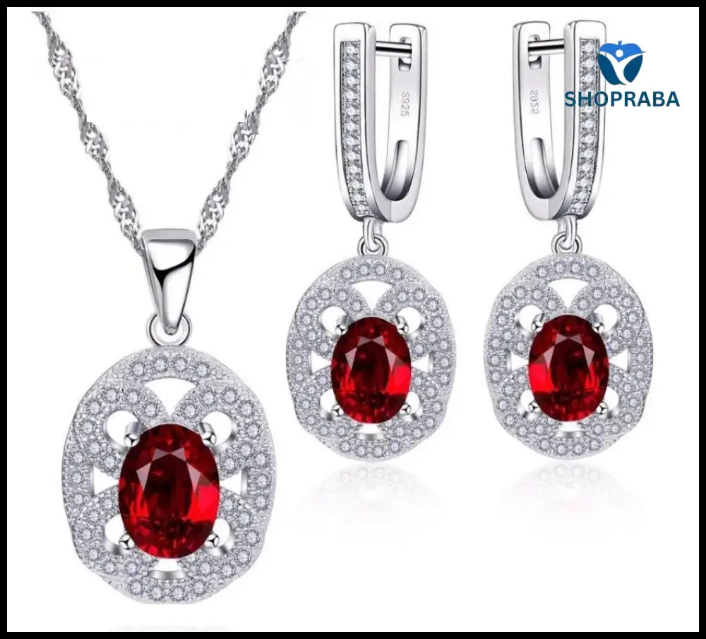 925 Silverplated Jewelry Set - Jewelry Sets for Woman - Shopraba