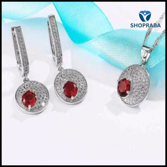 Jewelry Sets for Woman - 925 Silverplated Jewelry Set - Shopraba