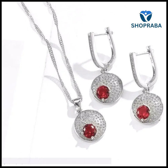 Jewelry Sets for Woman - 925 Silverplated Jewelry Set - Shopraba